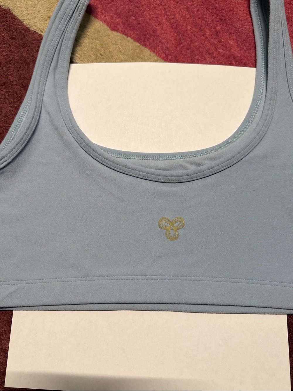 Aritzia Golden Mini Bra Top Size M - Picture 3 of 5